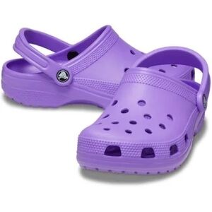 Unisex Crocs Classic Clogs NEON Purple W11 M9